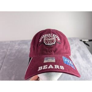 ML Caps Missouri State University Bears Maroon Cotton Adjustable Baseball Cap